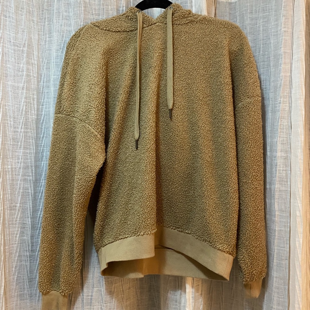 Brown fuzzy sweatshirt